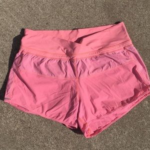 Crisscross lululemon shorts